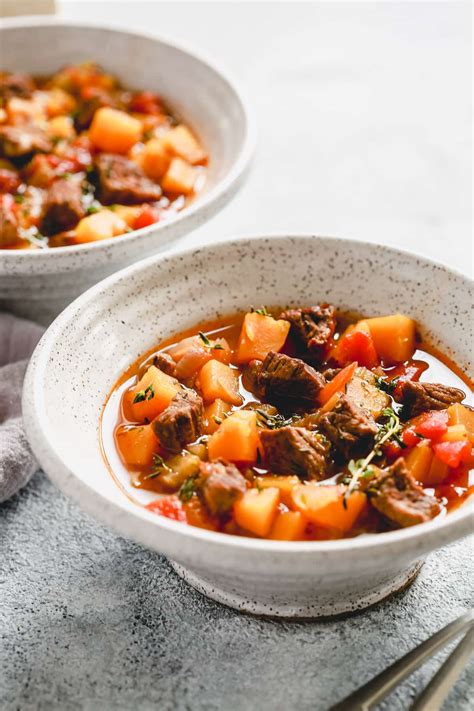 Instant Pot Vegetable Beef Soup - Primavera Kitchen