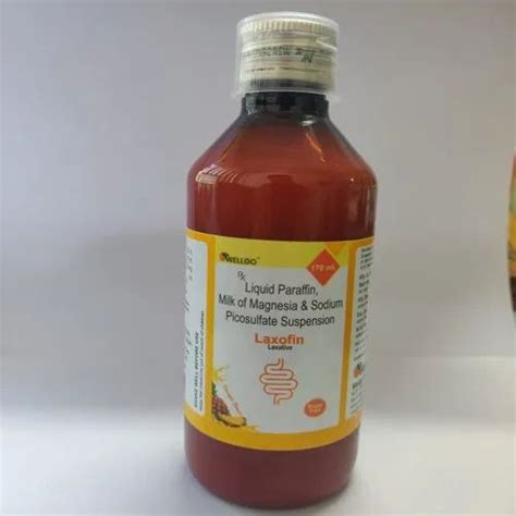 Laxofin Liquid Paraffin Milk Of Magnesia Sodium Picosulphate Solution