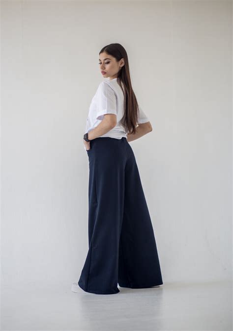 286 Брюки женские, т.синий. KNITKA WEAR