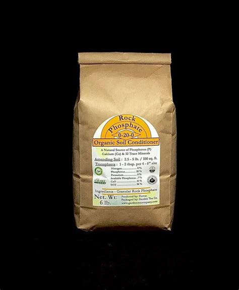 Rock Phosphate Organic Fertilizer Soil Amendment / Organic - Etsy