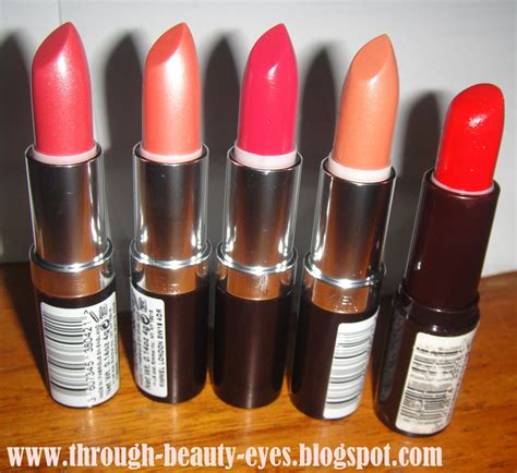 Through Beauty Eyes: RIMMEL LASTING FINISH LIPSTICK Review & Swatches