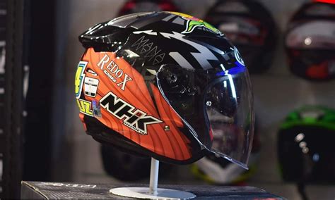 NHK HELMET R1 JAKUB KORNFEIL BRNO OPEN FACE DUAL VISOR With FREE