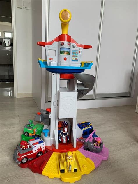 Bnib Paw Patrol My Size Lookout Tower With Exclusive Vehicle Rotating