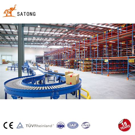 Satong Long Span Storage Steel Mezzanine Floor Racking For Warehouse