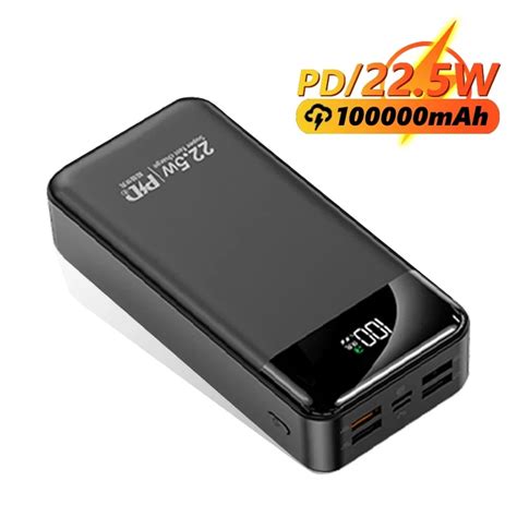 Power Bank Mah With W Pd Fast Charging Powerbank Portable