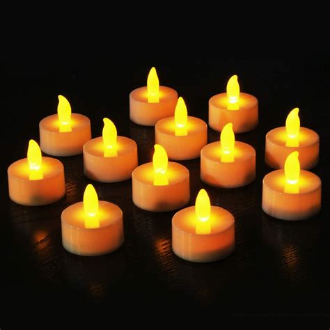 Novelty Place Pcs Flameless Led Tea Light Candles Flickering