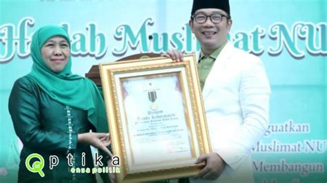 Ridwan Kamil Raih Penghargaan Jer Basuki Mawa Beya Usai Desain Masjid