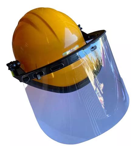 Protector Facial Adaptador Universal Casco Mica Transparente