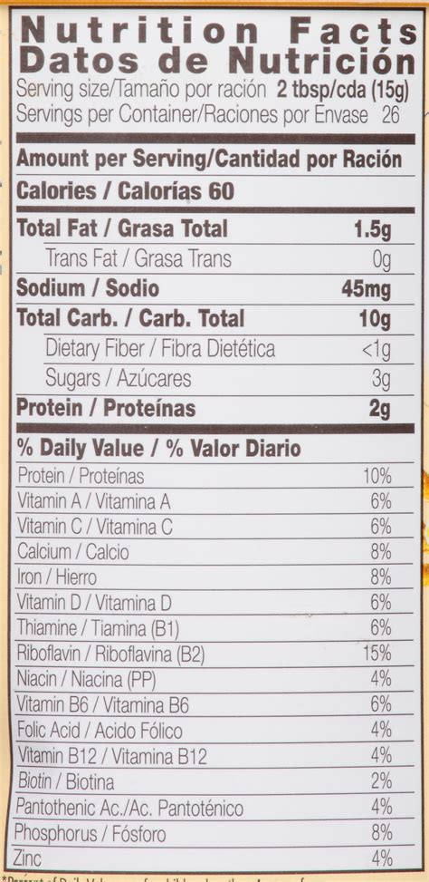 Cerelac Nutrition Facts - Nutrition Ftempo