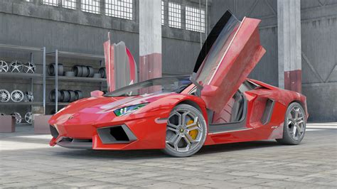 Lamborghini Aventador Filmic Blender Test By Lowpolyist On Deviantart