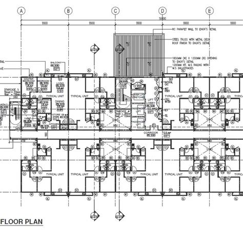 Typical floor layout plan. | Download Scientific Diagram