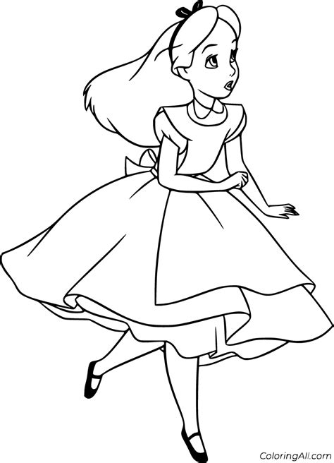 71 Free Printable Alice In Wonderland Coloring Pages Easy To Print