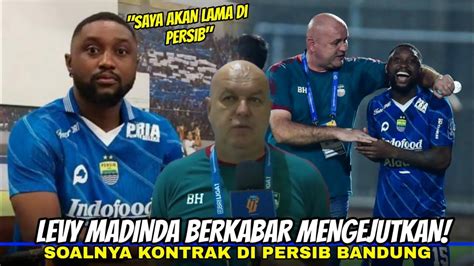 Levy Madinda Beri Kabar Gembira Karena Kontraknya Akan Di Perpanjang