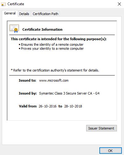 How to view and check Security Certificates in Chrome browser