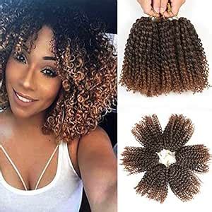 Inch Short Marlybob Crochet Hair Bundles Lot Kinky Curly Crochet