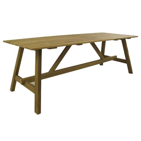 Mesa Para Jardin Madera Teca 215 Teca Lux