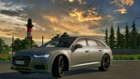 Fs22 Audi A6 Avant 2019 V 1000 Cars Mod Für Farming Simulator 22