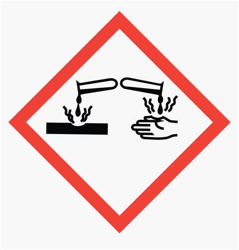 Hazard Pictograms Corrosive, HD Png Download , Transparent Png Image - PNGitem