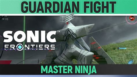 Sonic Frontiers Master Ninja Guardian Boss Fight 🏆 Youtube