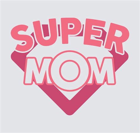 Super Mom Mothers Day Tshirt Design 7640444 Vector Art At Vecteezy