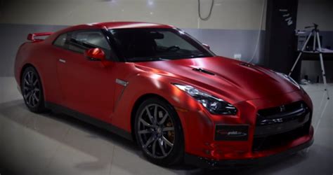 2012 Nissan GT-R Gets Awesome Red Chrome - autoevolution