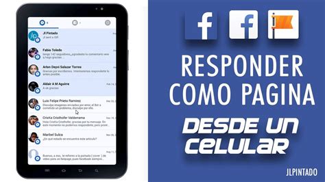 Responder Como Pagina De Facebook Desde Un Celular M Vil Youtube