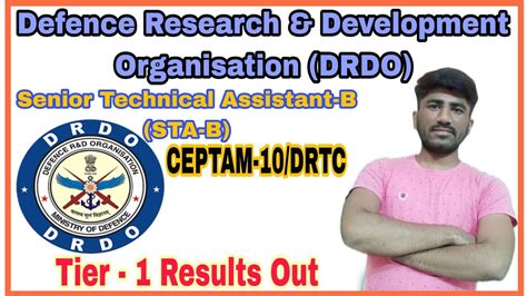 Drdo Ceptam 10 Sta B 2022 Tier 1 Results Out Drdo Drdoclasses Drdo Vacancy Youtube