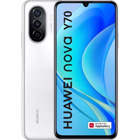 Telefon HUAWEI Nova Y70 128GB 4GB RAM Dual SIM Pearl White