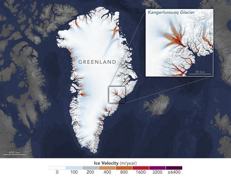 Shrinking Margins of Greenland