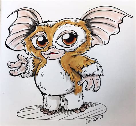 Gremlins Gizmo Drawing