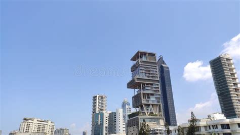 18.03.2023- Mumbai, India: the Richest Person Ambani S House Building ...