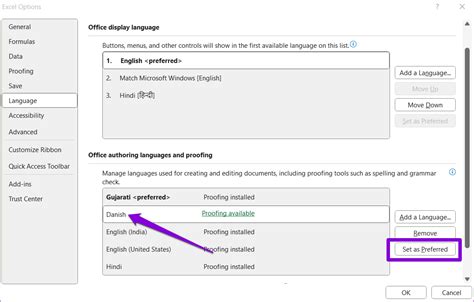 How To Change The Display And Authoring Language In Microsoft Excel