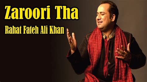 Rahat Fateh Ali Khan Zaroori Tha I Shiban Dey Cover I Youtube