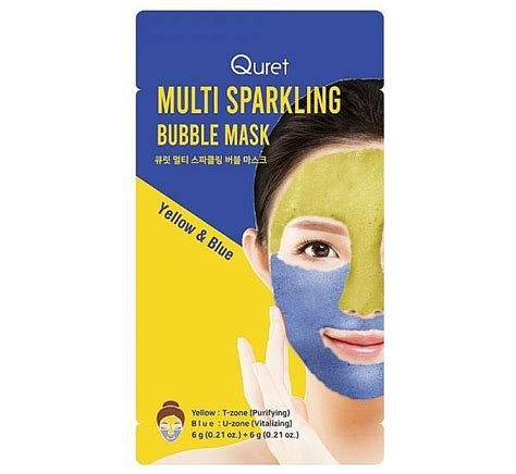 Mascarilla Facial De Burbujas Dos Tratamientos En Uno Quret Multi