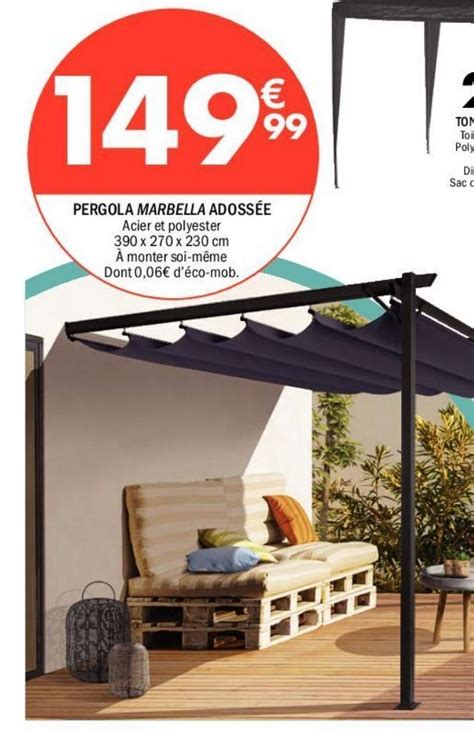 Promo Pergola A Marbella Adossee Chez La Foir Fouille