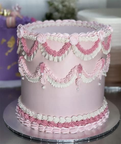 Pink Princess Vintage Cake Sugar Whipped Cakes Website