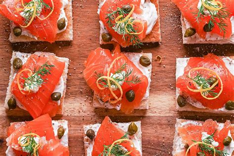 Canapés au saumon fumé La Cuisine de Géraldine