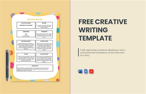 Free Creative Writing Template - Download in Word, Google Docs, PDF ...