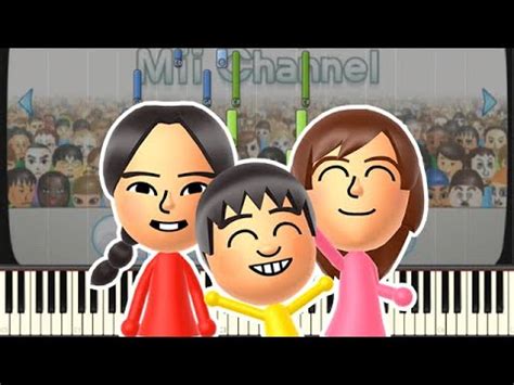 HOW To PLAY MII CHANNEL THEME On PIANO EASY YouTube