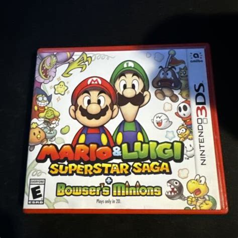 Mario Luigi Superstar Saga Bowser S Minions Nintendo Ds