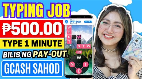 EASIEST TYPING JOB EVER BABAYARAN KA 500 PESOS GCASH TYPE 1 MINUTE