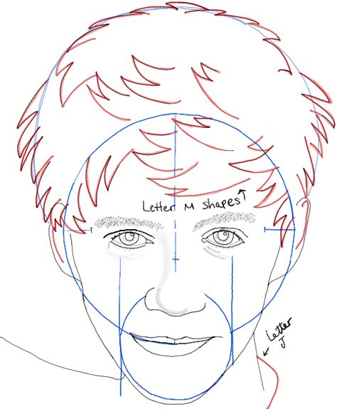 Niall Horan Cartoon Drawing Step By Step