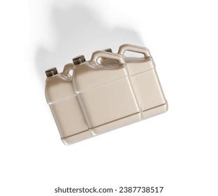 Jerrycan Container Drum Oil Realistic Texture Stock Illustration