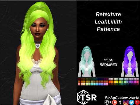 The Sims Resource Retexture Of Patience Hair By Leahlillith Updated