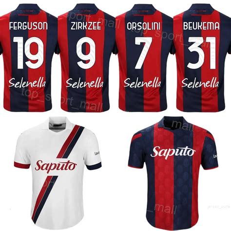 Bologna Soccer Jerseys 2024 Club Team Football Shirt Kits In Red And