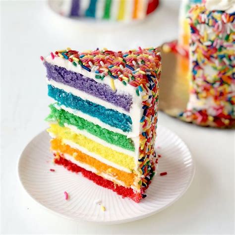 Rainbow Cake | Rainbow cake, Cake, Cake recipes