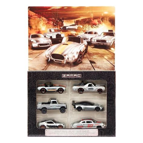 Buy Hot Wheels Zamac Series Premium Vehichle Set Including 6 Collectible Cars For Collection