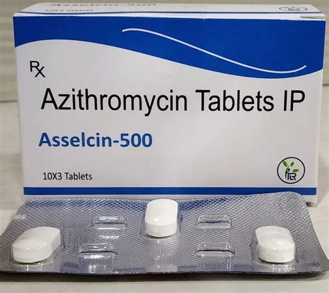 Azithromax Mg Tablets At Strip Of Tablets Azithromycin