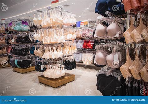 Women S Lingerie Department In Shopping Mall Stock Image Image Of Womens Business 121461253