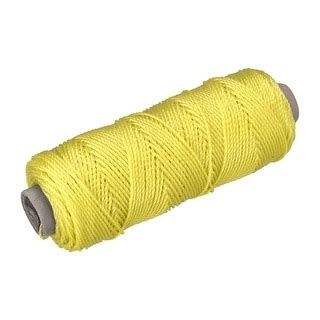 Twisted Nylon Mason Line Yellow 100M 1 5MM Dia For DIY Projects Bed